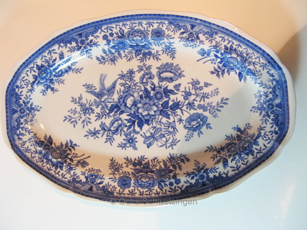 Villeroy & Boch Fasan Blau  Platte oval ca. 31 cm